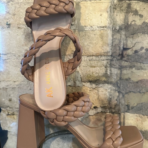 Anne Klein Shoes - Anne Klein Women's Tan Braided Sandals